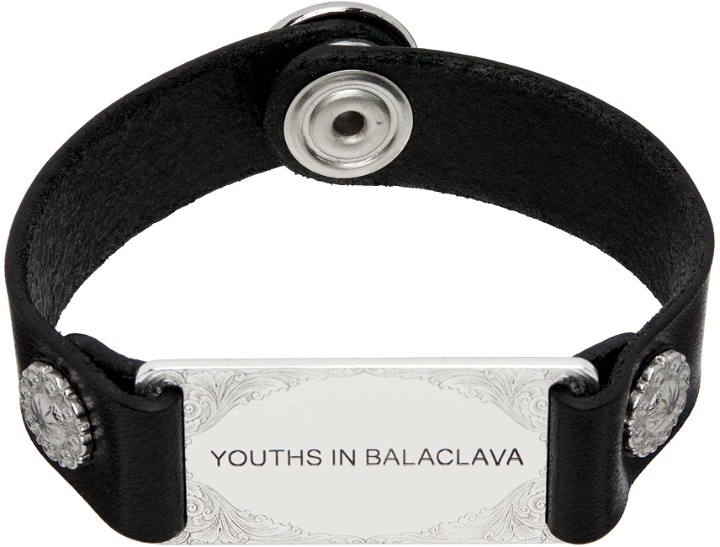Photo: Youths in Balaclava Black Festival Leather Bracelet