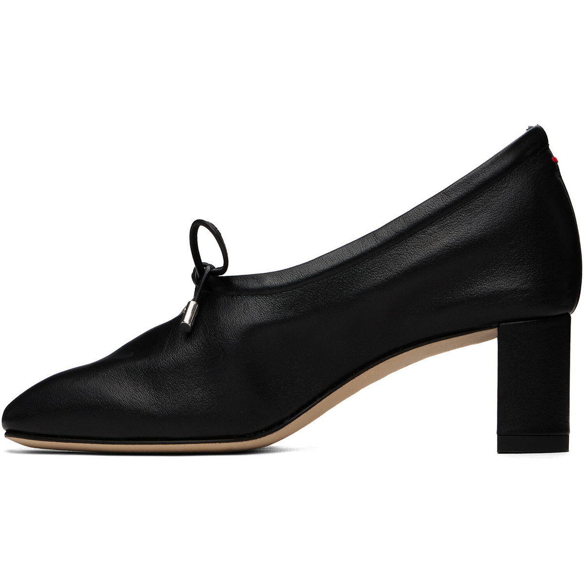 Aeyde Black Narissa Glove Heels