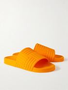 Bottega Veneta - Carpet Embossed Rubber Slides - Orange