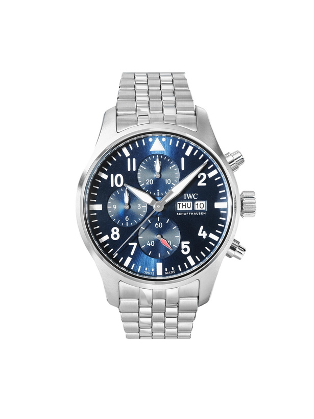 Photo: IWC Schaffhausen - Pilot's Automatic Chronograph 43mm Stainless Steel Watch, Ref. No. IW378004
