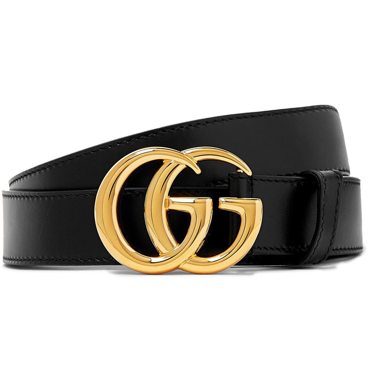 Photo: GUCCI - 3cm Leather Belt - Black