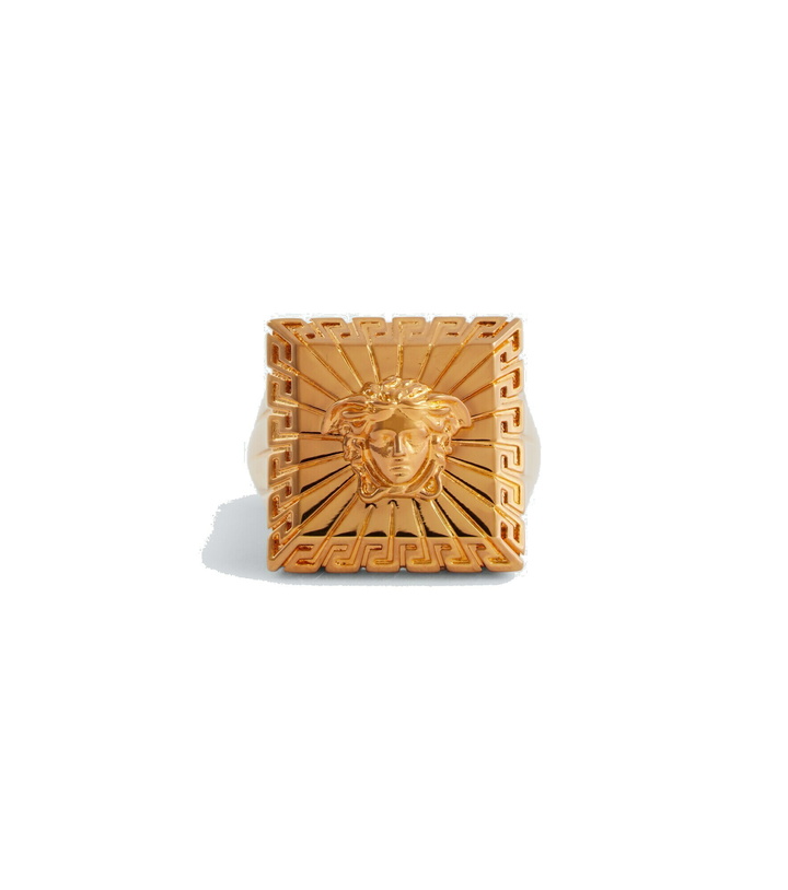 Photo: Versace - Medusa square ring