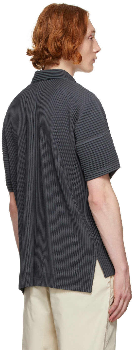 Homme Plissé Issey Miyake Grey Monthly Color July Short Sleeve