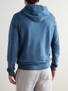 Derek Rose - Quinn Cotton and Modal-Blend Jersey Zip-Up Hoodie - Blue
