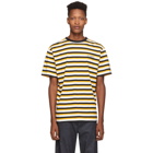 Saturdays NYC Yellow and Black Skeleton T-Shirt