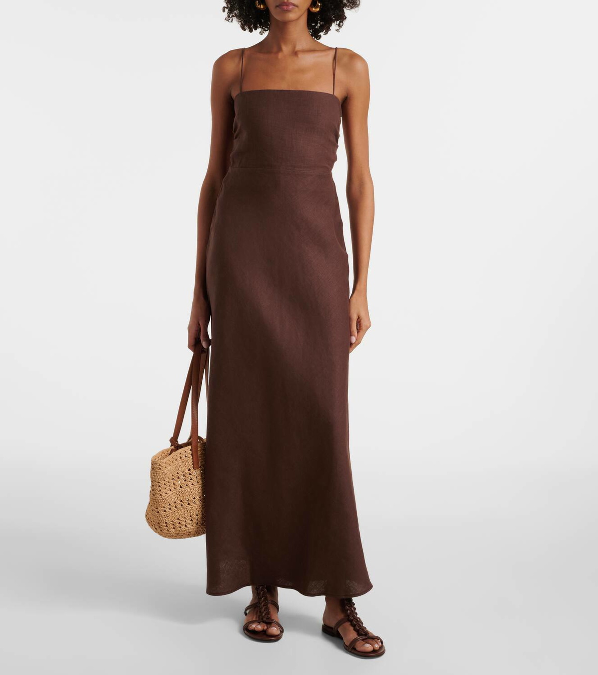 Gianvito Rossi Capua braided leather sandals