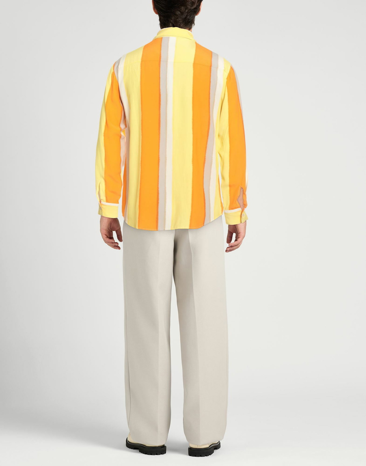 Sandro Mens Shirt Pastel in Yellow