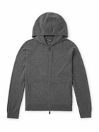 Loro Piana - Cashmere Zip-Up Hoodie - Gray