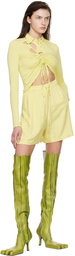 AVAVAV Yellow Holy Bowling Shorts