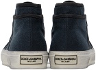 Dolce & Gabbana Black Vintage Sneakers