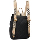 Burberry Black Horseshoe Backpack