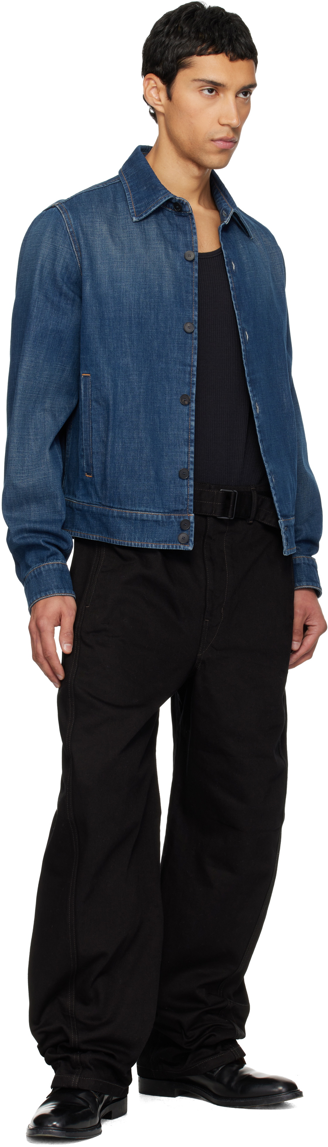 Lanvin Blue Short Denim Jacket