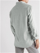 Sease - Cotton and Lyocell-Blend Shirt - Gray