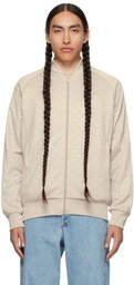 adidas Originals Beige Monogram Track Jacket