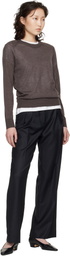 Loulou de Saison Brown Ditto Fluid Sweater