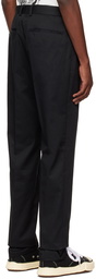 WACKO MARIA Black Pleated Trousers