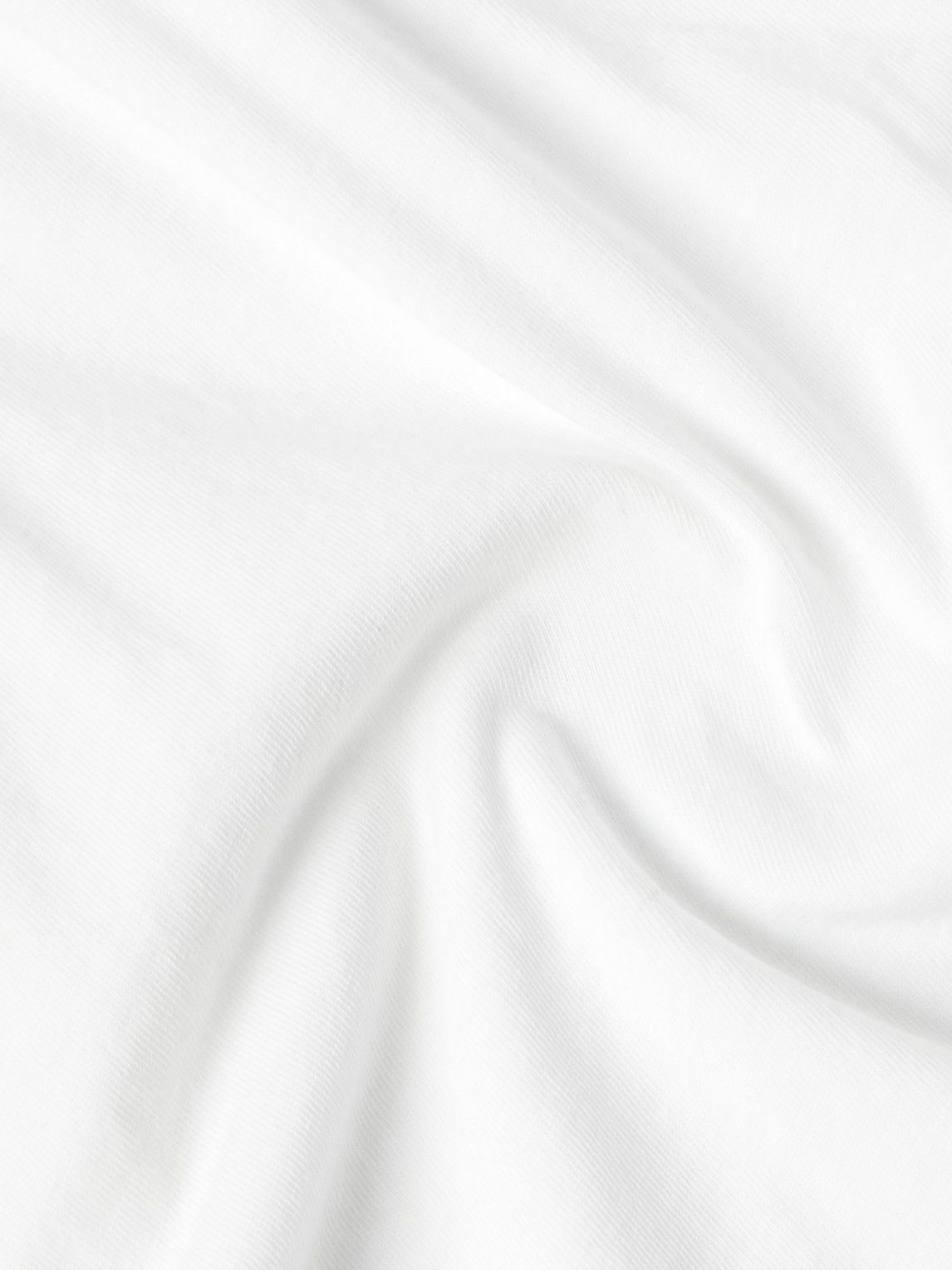 SSAM - Charlie Organic Cotton-Jersey T-Shirt - White
