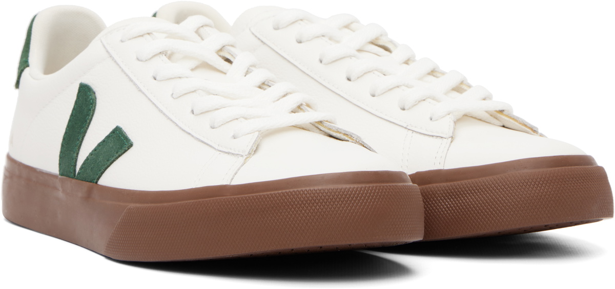 VEJA Off-White Campo Leather Sneakers