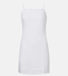 Velvet Pilar linen minidress