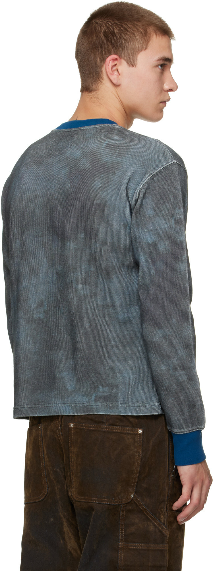 KidSuper Gray 'Puppet Master' Thermal Sweatshirt