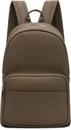Lacoste Taupe Classic Backpack