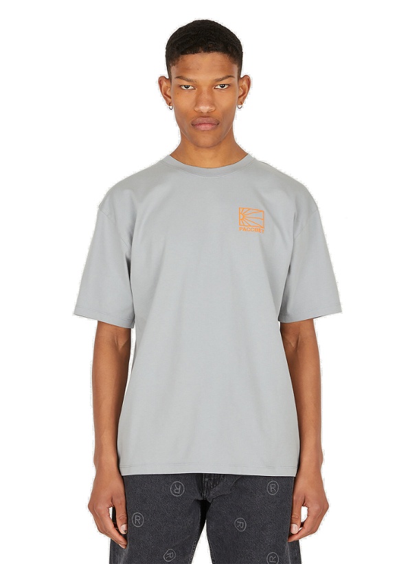 Photo: Logo Print T-Shirt in Grey