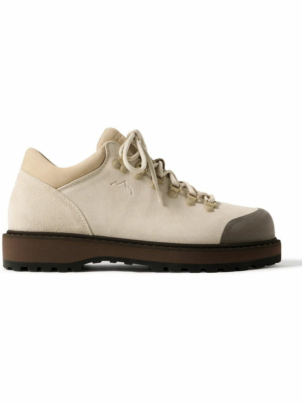 Photo: Diemme - Cornaro Rubber-Trimmed Suede Sneakers - Neutrals