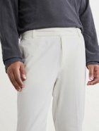 James Perse - Slim-Fit Stretch Cotton-Blend Trousers - Neutrals