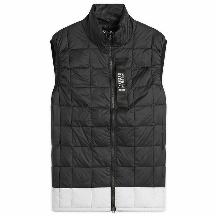 Photo: Taion Men's x Mountain Research Down Zip Vest in Black