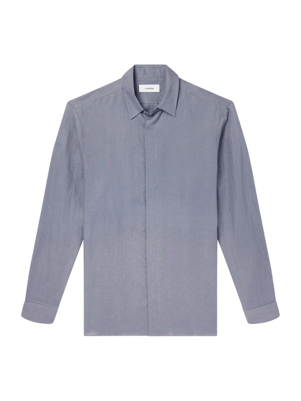 Photo: Lardini - Linen Shirt - Gray