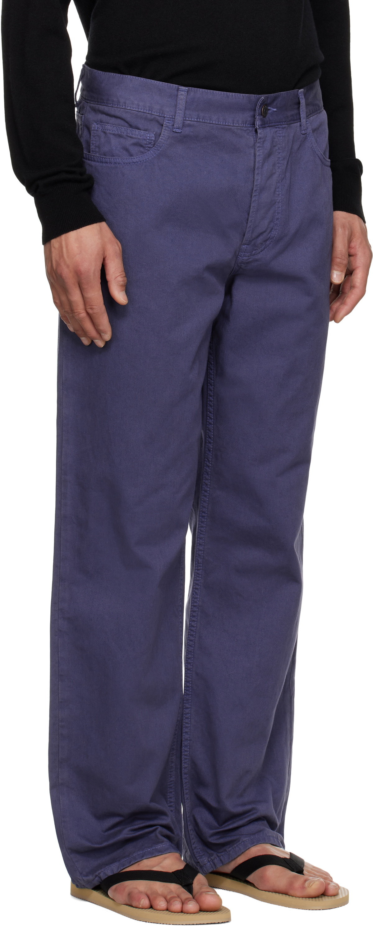 The Row Purple Ross Jeans