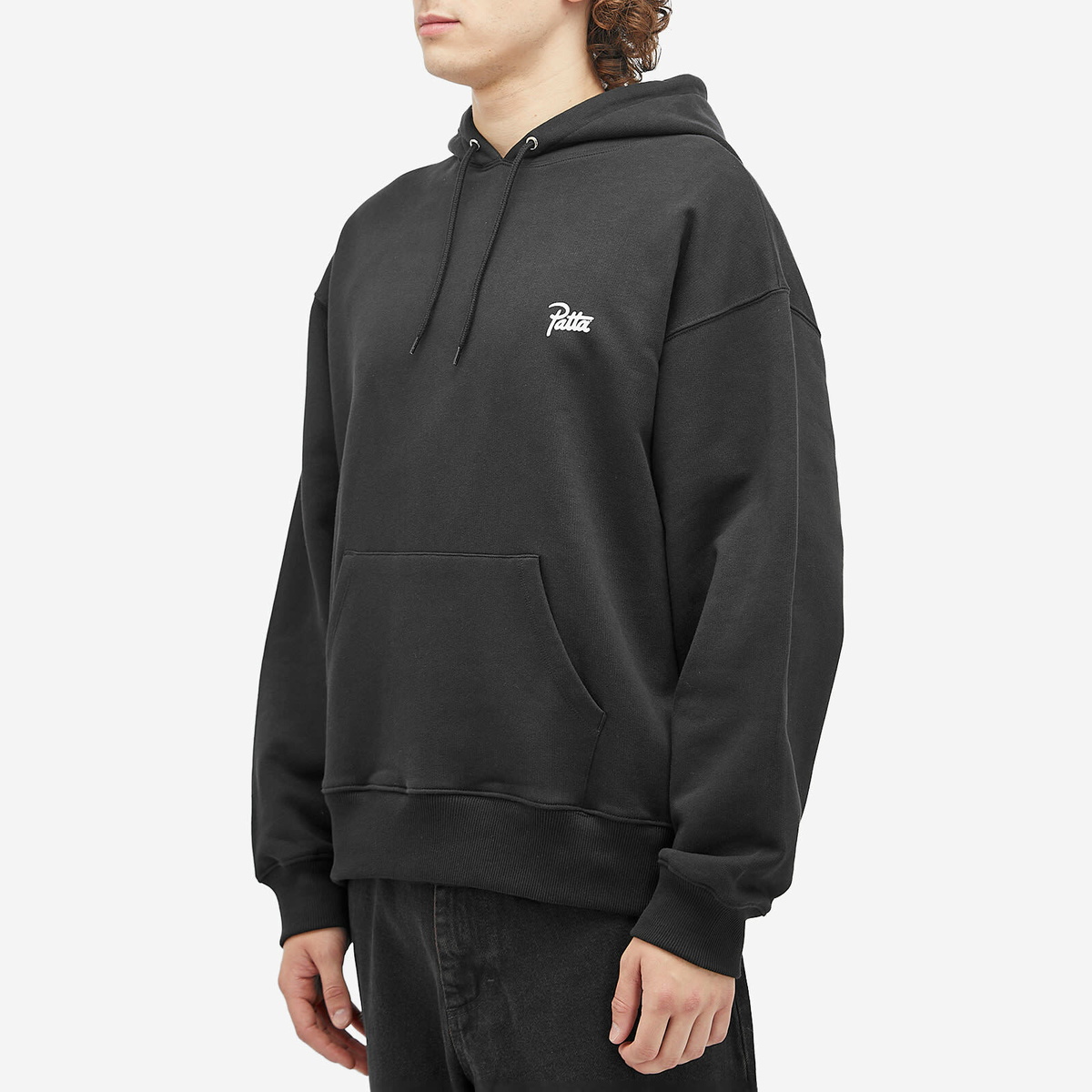 Patta Men's Xerox Peace Boxy Hoodie in Black