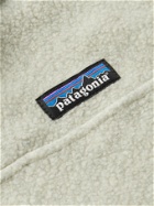 PATAGONIA - Logo-Appliquéd Recycled Fleece Sweatshirt - Neutrals - S