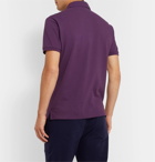 Etro - Logo-Embroidered Cotton-Piqué Polo Shirt - Purple