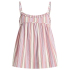 Damson Madder Women's Mafalda Ruffle Neck Top in Pink
