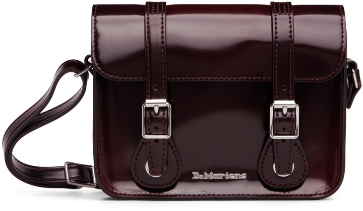 Photo: Dr. Martens Burgundy 7 Inch Faux-Leather Crossbody Bag