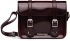 Dr. Martens Burgundy 7 Inch Faux-Leather Crossbody Bag