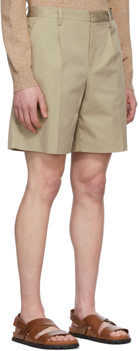 Beige Terry Shorts