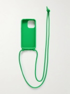 Bottega Veneta - Intrecciato Rubber iPhone 13 Pro Case with Lanyard