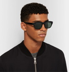 Moscot - Nebb D-Frame Acetate Sunglasses - Black