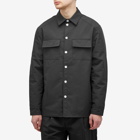 Han Kjobenhavn Men's Washed Overshirt in Black