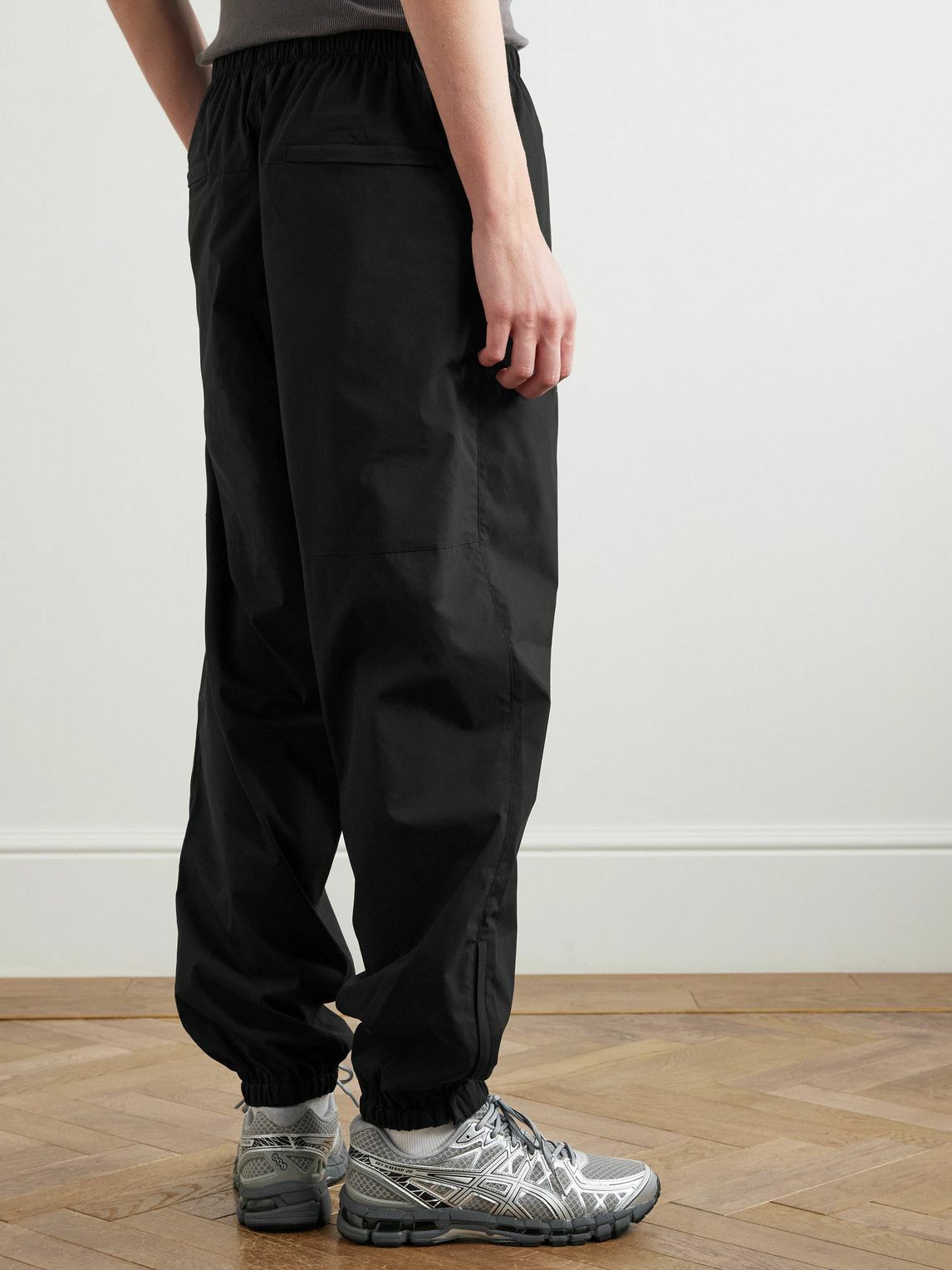 Kaptain Sunshine - Tapered Cotton-Blend Drawstring Trousers