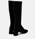 Aquazzura Saint Honore suede knee-high boots