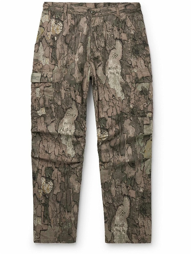 Photo: Neighborhood - BDU Straight-Leg Camouflage-Print Cotton-Ripstop Cargo Trousers - Brown