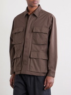 WTAPS - Logo-Print Cotton-Blend CORDURA® Overshirt - Brown