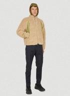 Fleece Jacket in Beige