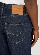 x Levi's Zipper Straight Leg Jeans in Blue