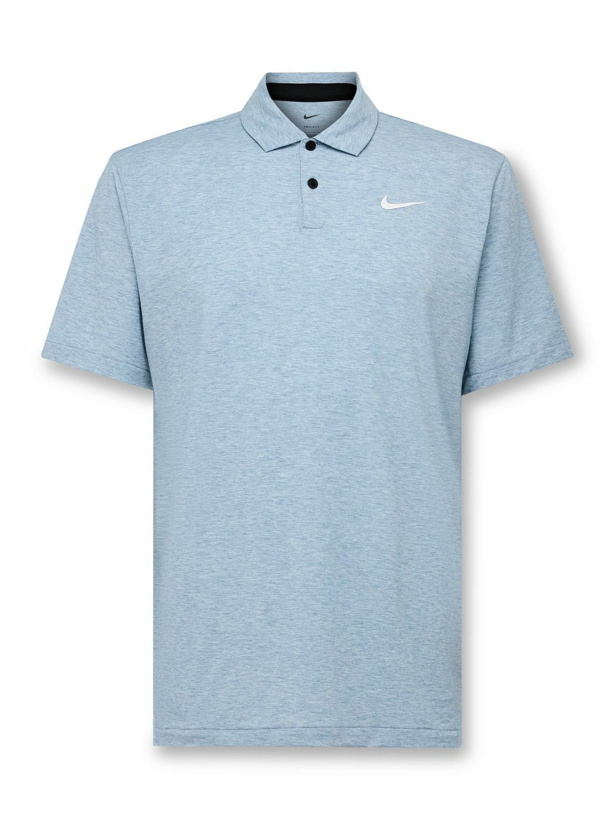 Photo: Nike Golf - Tour Dri-FIT Golf Polo Shirt - Blue