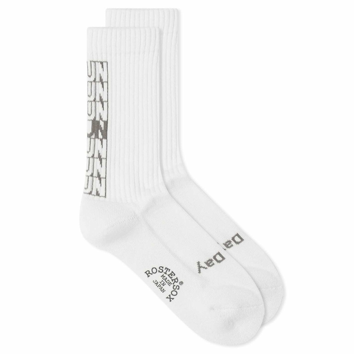 Rostersox Home Run Socks in White