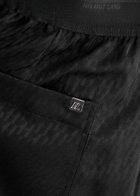 Helmut Lang Logo-jacquard Woven car Shorts Black